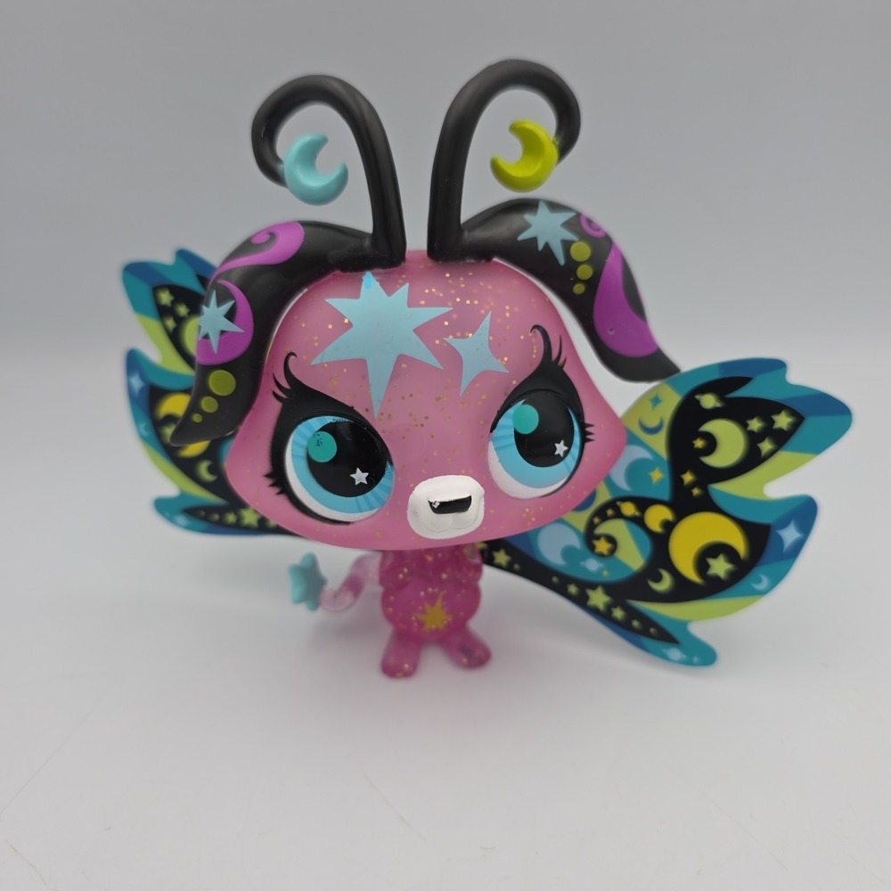 Littlest Pet Shop MOON SPARKLE WING FASHIONS Star Dusk Fairy #2860 LPS Figure